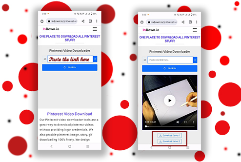 Pinterest video download process